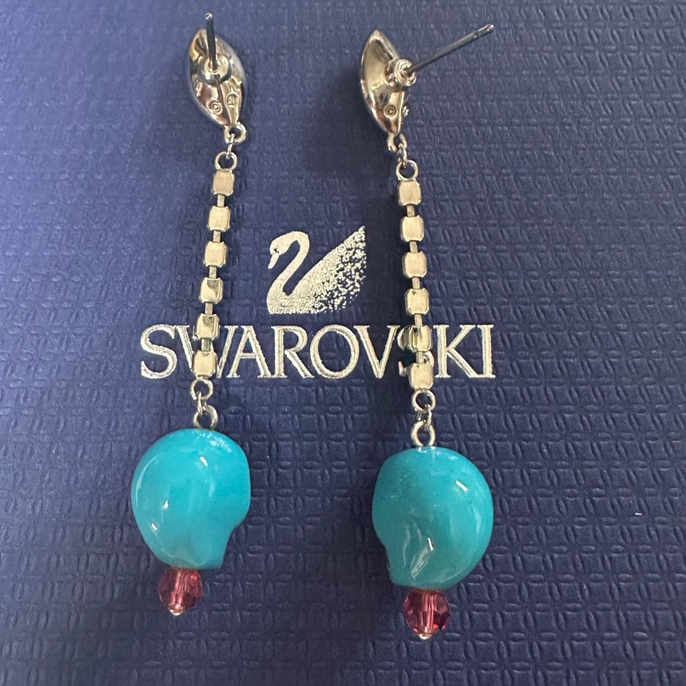 Swarovski Sugar Skull Drop earrings - Picture 7 of 8